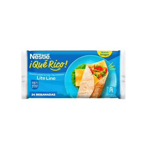 Queso Americano Lite Line Nestle Rebanadas 24 UN