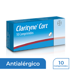 Clarityne Bayer Cort 10 Tabletas