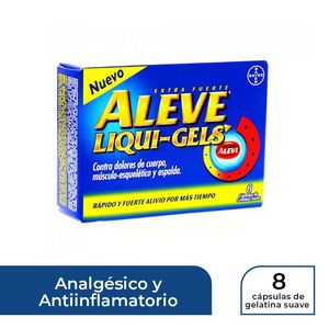 Aleve Bayer 200 Mg Cajitas 8 Liquid Gels