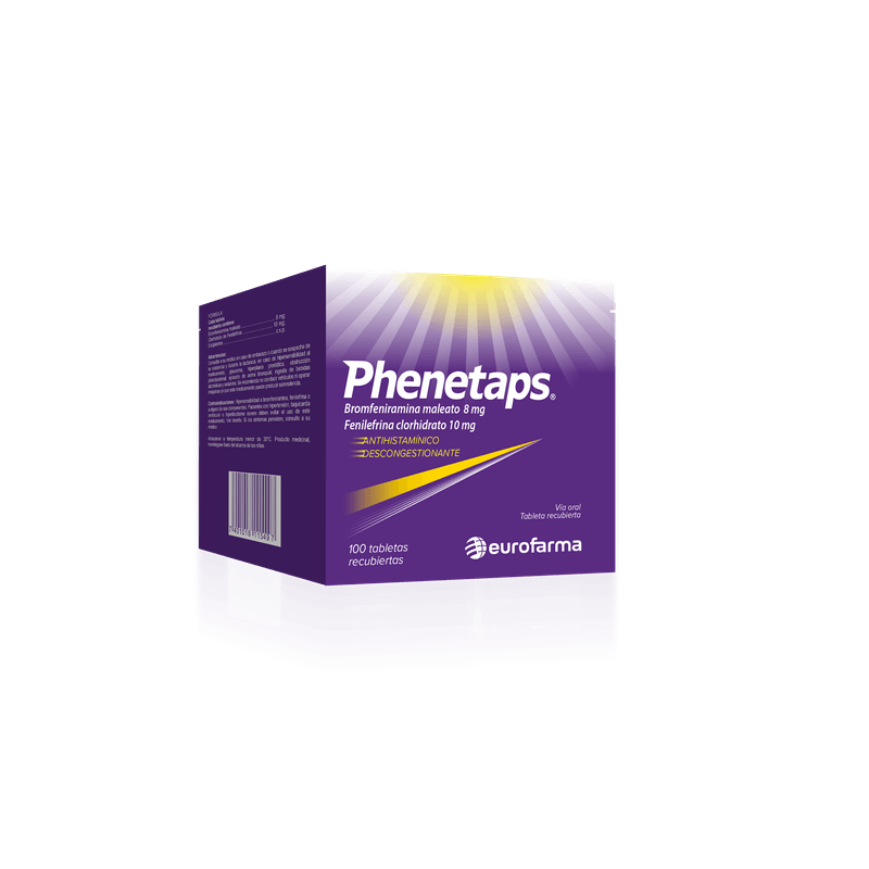 Presentación---Phenetaps-100-tabletas