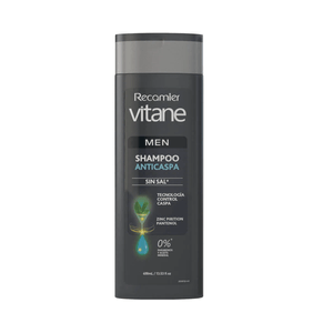 Shampoo Men Recamier Anticaspa Sin Sal 400 ML