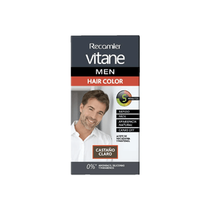 Vitane Men Tinte Para El Cabello Recamier Castaño Claro 25 GR