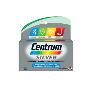 Centrum Silver Vitaminas Y Minerales  100 Tabletas