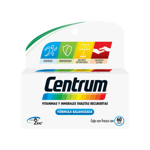 Centrum Vitaminas Y Minerales Luteina 60 Tabletas