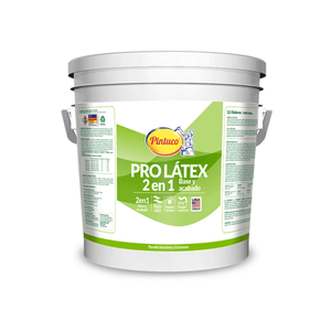 Pintura Pintuco 2 En 1 Pro Latex Crema 2.5Gl