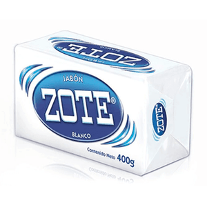 Zote Jabon Barra Blanco 400gr