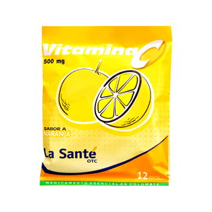 Vit C Masticable 500Mg Naran 12 X 12