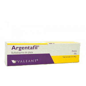 Argentafil Sulfadiazina De Plata Crema De 160G Valeant