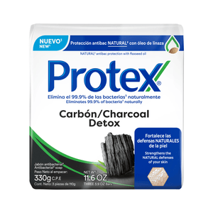 Jabón Charcoal Protex 3 Pack