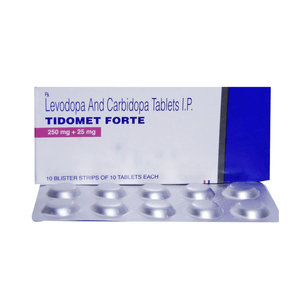 Tidomet Forte 25Mg/250Mg /Carbidopa/Levo X Un