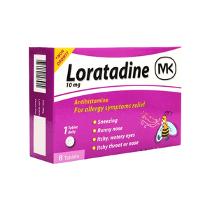 Loratadina Mk Bayer X 8 Tabletas 10 MG