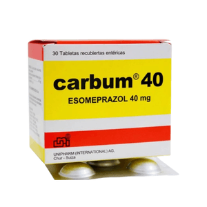 Carbum Unipharm X 30 Tabletas 40 MG