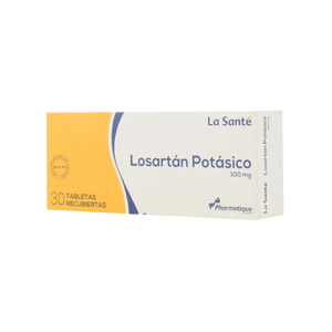 Losartan Lasante X 30 Tabletas 100mg