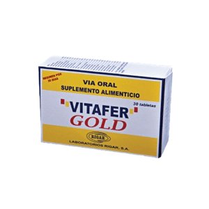 Vitafer Gold Rigar X 30 Tabletas 1 UN