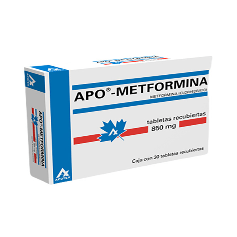 Apo-Metformina Tableta Apotex Caja X 30 850 MG