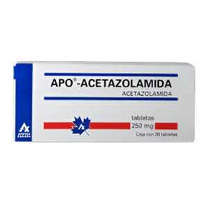 Acetazolomida Tabletas Apotex Caja X 30 250 MG