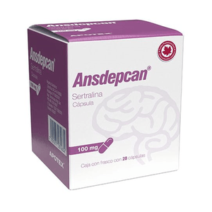 Ansdepcan Capsulas Apotex Caja X 28 100 MG