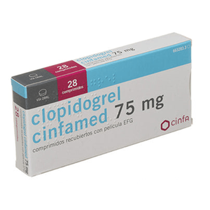 Clopidogrel 75 Mg Tab Cinfa Caja X 28 75 MG