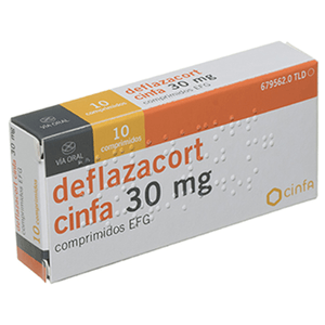 Deflazacort Comprimidos Cinfa Caja X 10 30 MG