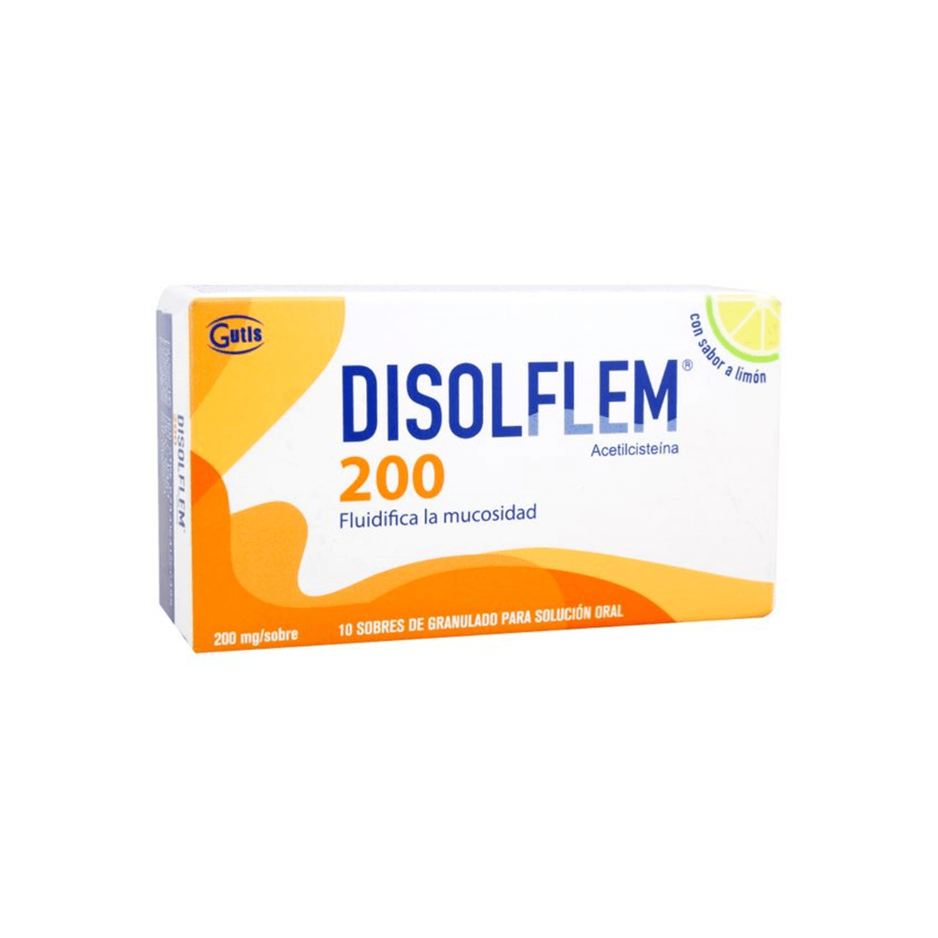 Disolflem Sobres Gutis Caja X 10 200 MG