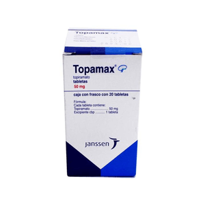 Topamax Tabletas Janssen Caja X 20 50 MG