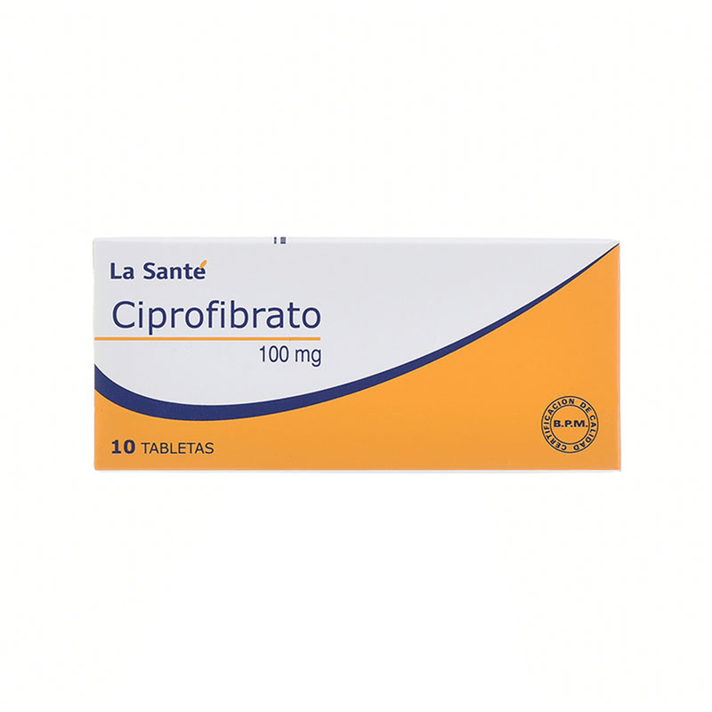 Ciprofibrato-La-Sante-10Mg-X-10-Tab-Lasante-Caja-X-10-100-MG-7703763469017