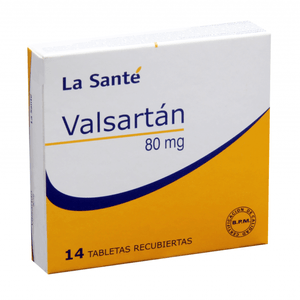 Valsartan 80Mg X 30 Lasante Caja X 30 80 MG