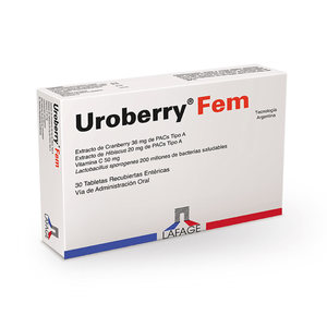 Uroberry Fem Tabletas Lafage Caja X 30 UN