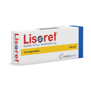 Lisoret Comprimidos Mefasafarma Caja X 10 400/4 MG