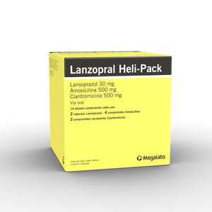 Lanzopral Helipack Megalabs Caja X 14