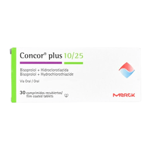 Concor Plus Comprimidos Merck Caja X 30 10/25 MG