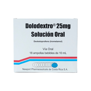 Dolodextro Solucion Oral Ampolla Newportpharma Caja X 18 25 MG