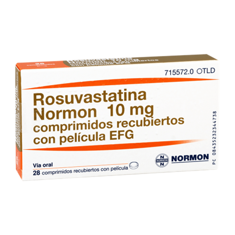 Rosuvastatina-Normon-Comprimidos-Normon-Caja-X-28-10-MG-8435232352573