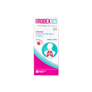 Brodex Dm Jarabe Prieto Frasco 120 ML