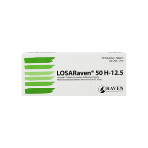 Losaraven 50 H Tabletas Raven Caja X 30 12.5 MG