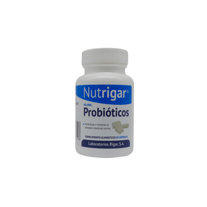 Probiotico Nutrigar Capsulas Rigar Frasco X 30