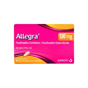 Allegra Comprimidos Sanofi Caja X 10 120 MG