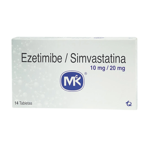 Ezetimibe Simvastat Mk Tabletas Tecnoquimicas Caja X 14 10/20 MG