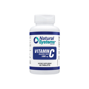 Vitamin C Tabletas Natural System Frasco X 60 1000 MG