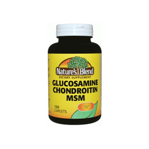 Glucosamine Chondroitin Caplets Natureblend Frasco X 120