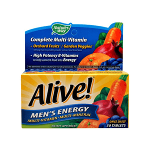 Alive Men Energy Tabletas Naturesway Frasco X 50