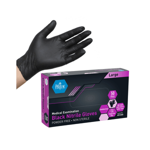 Guantes Nitrilo Negro - Medium Med Pride Caja X 100