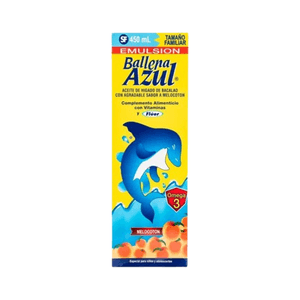 Emulsion BALLENA AZUL 450ML Melocoton