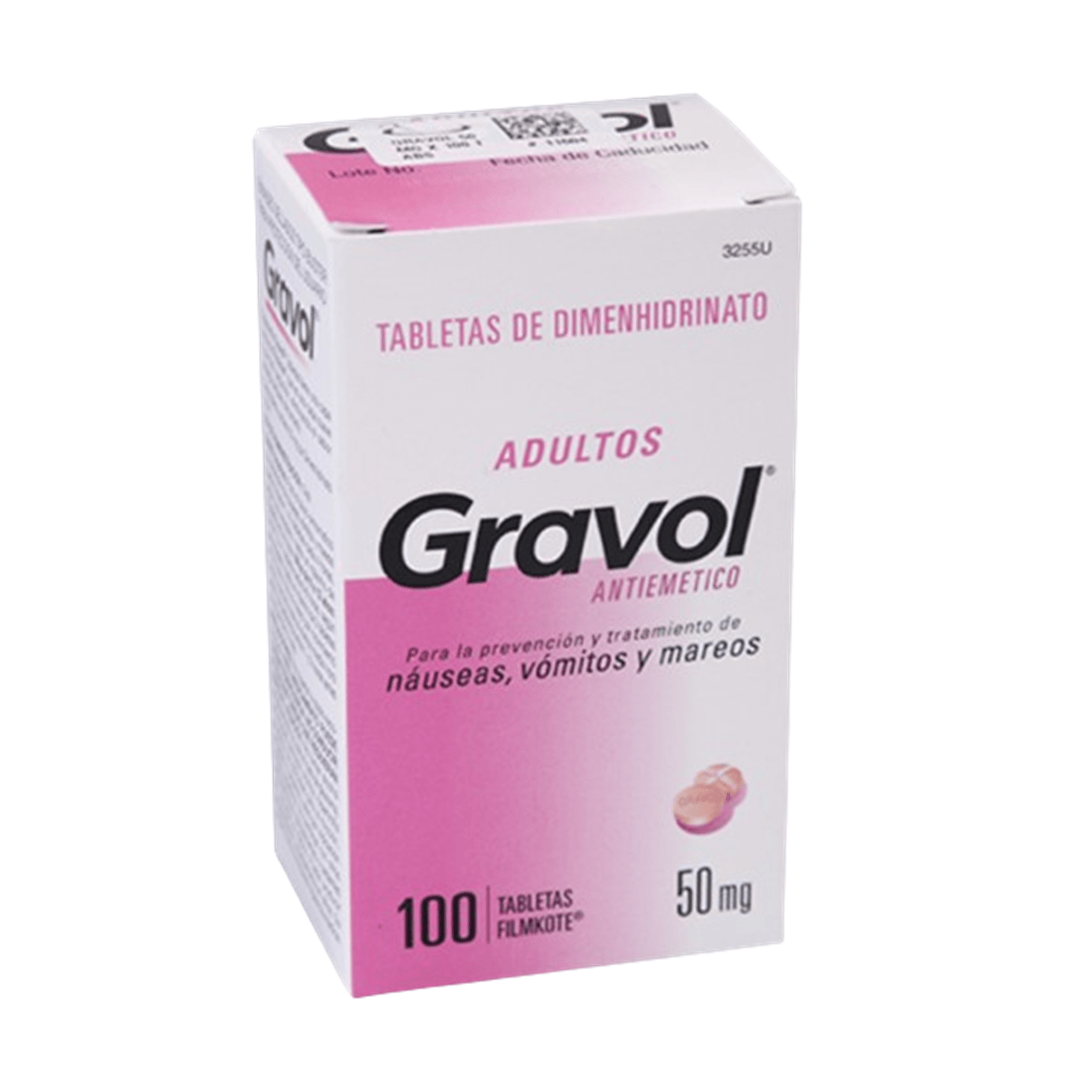 Gravol Church&Dwigth X 100 Tabletas 50 MG