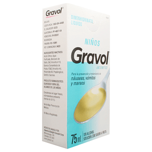 Gravol 15Mg/Ml Solucion Oral Church&Dwigth Frasco 75 ML