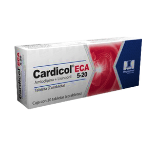 Cardicol Eca 5/20 Mg X Un