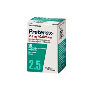 Preterax Servier 2 5Mg X Un