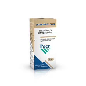 Gotabiotic Plus Suspension Oftalmica  Frasco 5 Ml