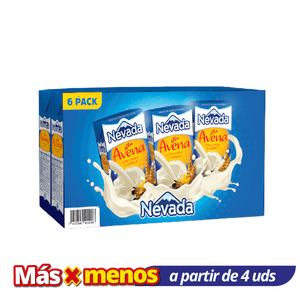 6 Pack Nevada  Leche Avena Nevada 200 Ml