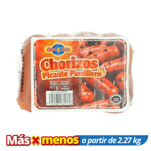 Chorizo BBQ Del Dia Picante Parrillero Por Media Libra